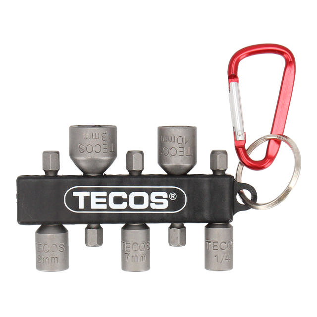 Tecos Bitspipesett 5 deler