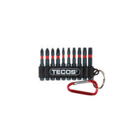 Bitssæt T-B010R, 50mm  10 dele