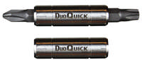 DuoQuick Bitsrør 2stk m/2 bits