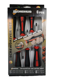 Skruetrækkersæt 6dl PZ/PH/Lige