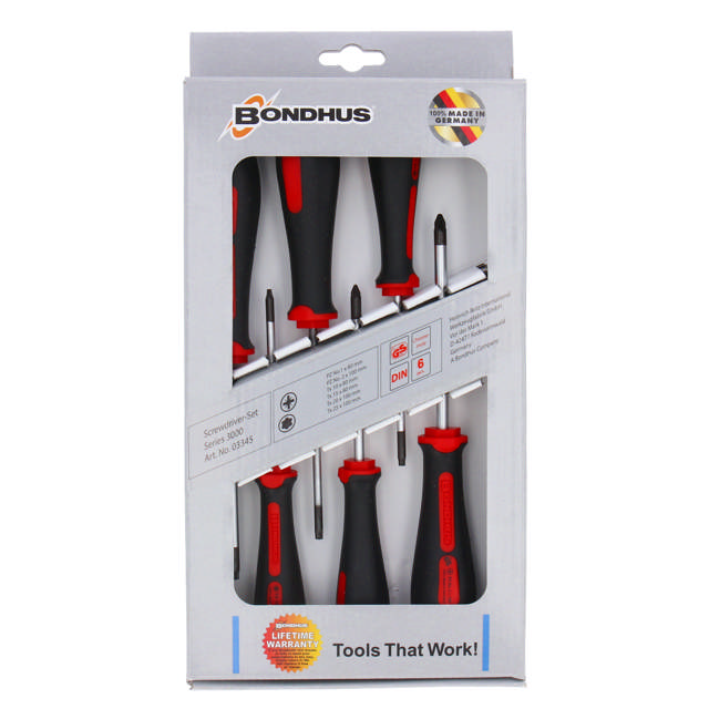 Powergripsæt 6dl PZ+Torx