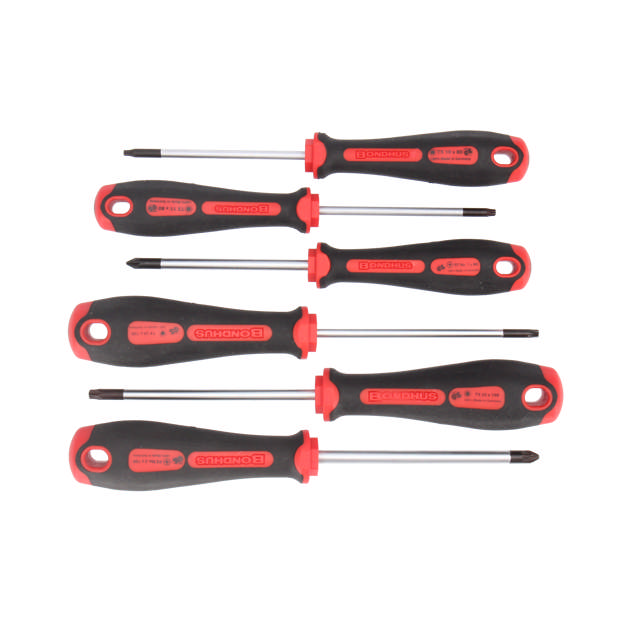 Powergripsæt 6dl PZ+Torx