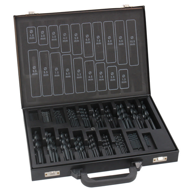 HSSmetallborrset, 170 delar: 110 mm