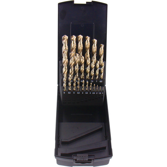 HSS Metalborsæt Cobalt 5%  25 dele: 113 mm