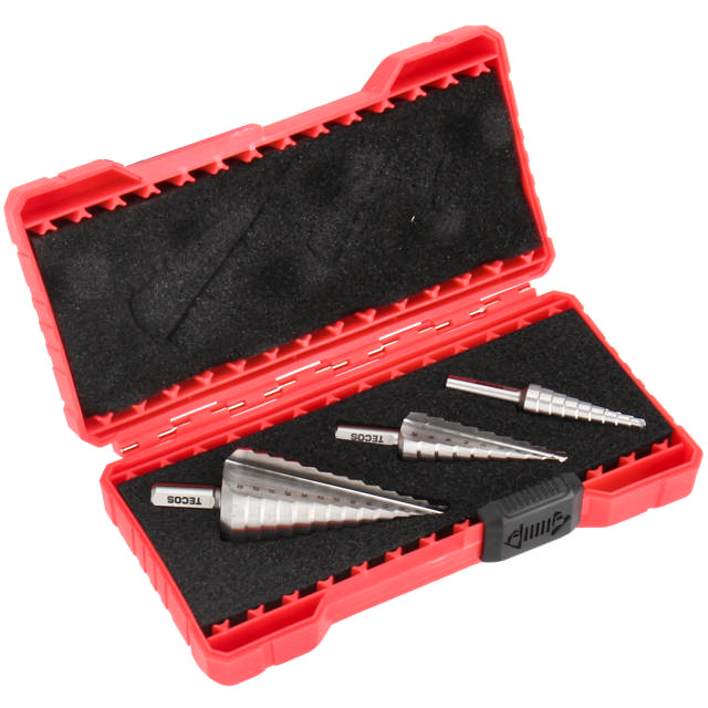 Askelporasarja 3 osaa, 5 % Cabalt, M35 HSS