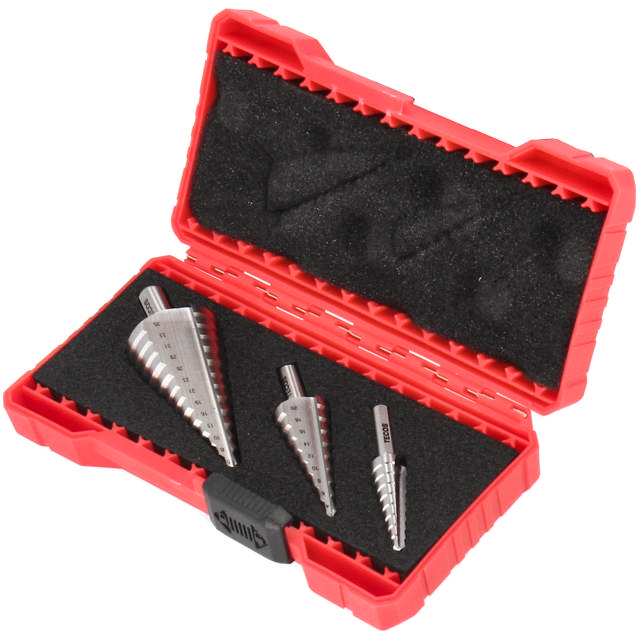 Askelporasarja 3 osaa, 5 % Cabalt, M35 HSS