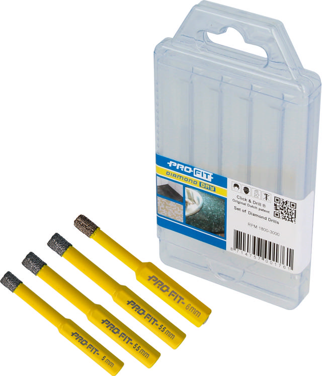 Diamantsats 4dl 1x5-2x5,5-1x6m