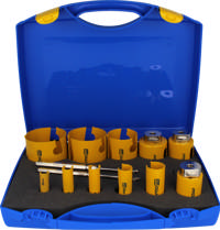 Hulsavsæt HM Elektriker 16-83 mm 13 dele