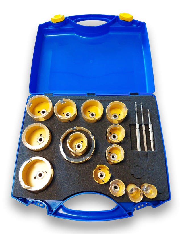 Reikäsahasarja MP ja Cleancut, 35 - 108 mm 17 osaa