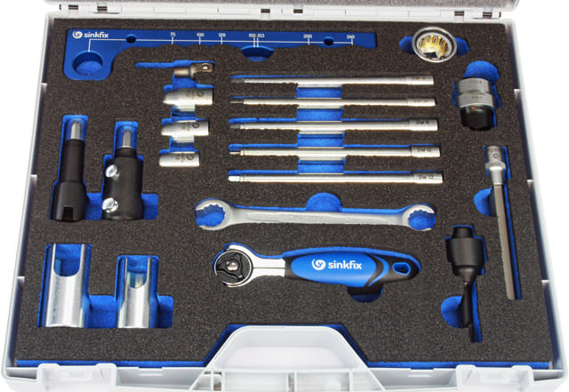 SinkFix Profi VVS set 20 dele