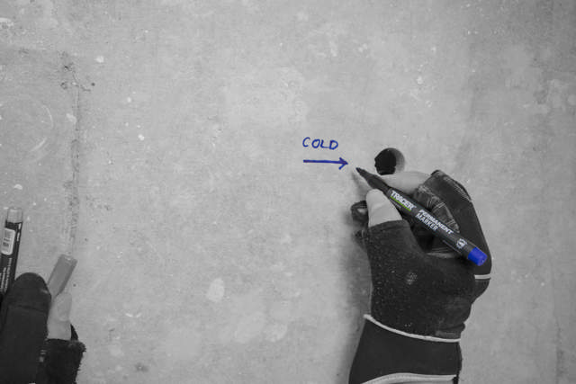 Markeringspenna - blå