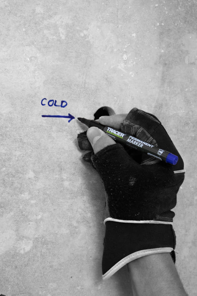 Markeringspenna - blå