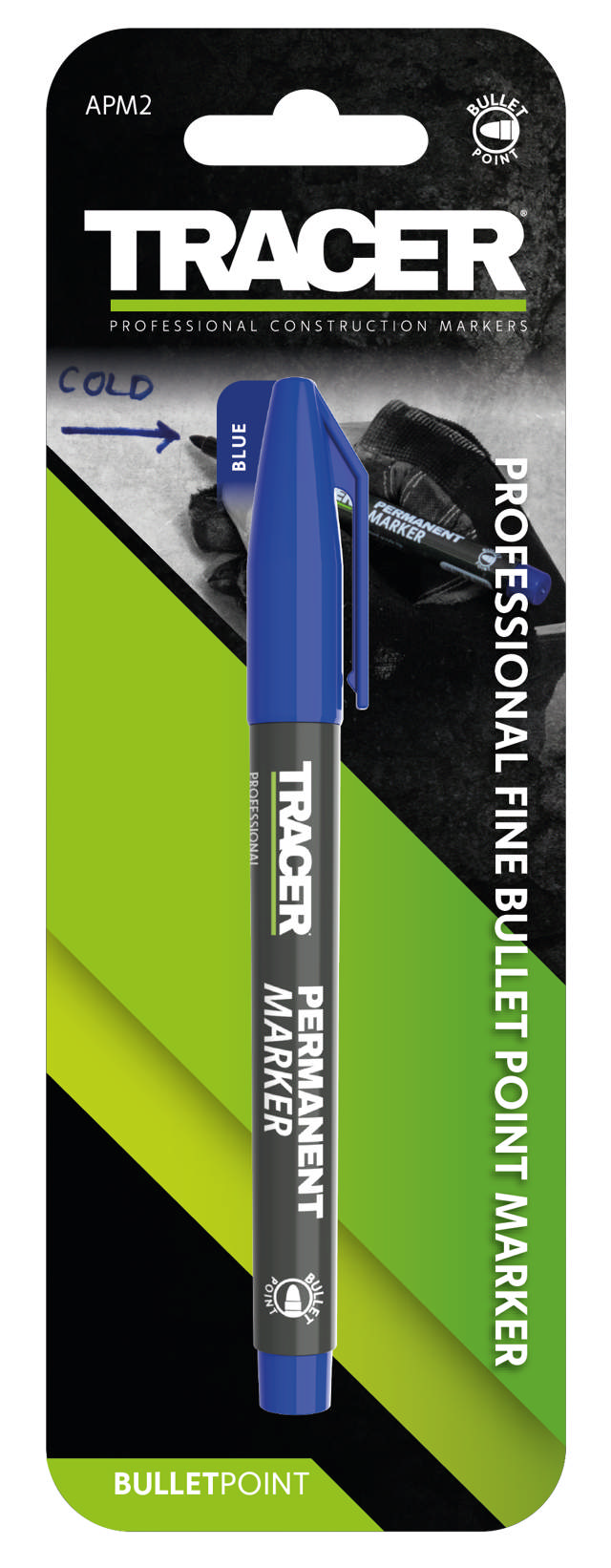 Markeringspenna - blå