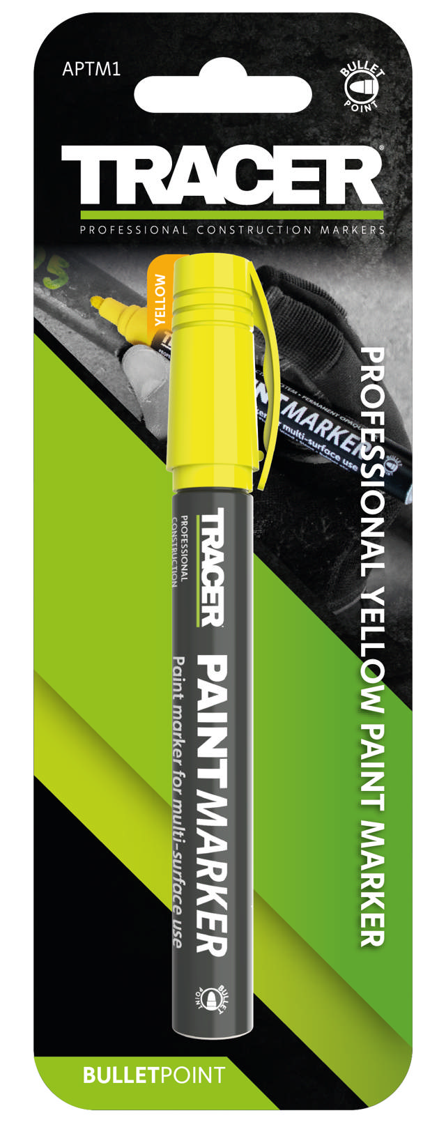 Maalausmerkintätussi - keltainen