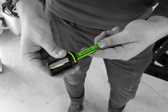 Tømrerblyanter 12 stk med blyantspidser