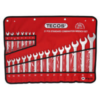 TCW632 Ringgaffelnøglesæt  21 dele i mm