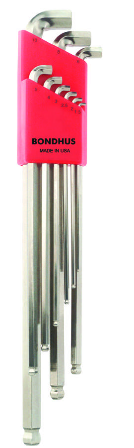 SBLX9MB Hexnøglesæt Stubby; 1,5 - 10 mm