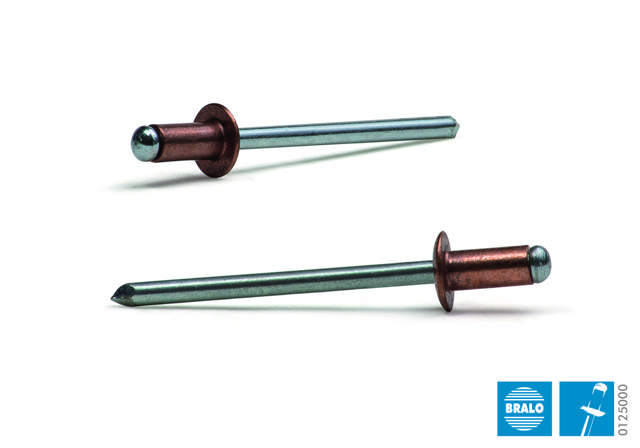 Blindnagle 3,0x8mm Kobber /500stk.