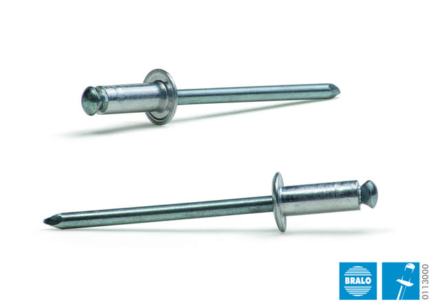 Blindnit 4,8 x14mm Alu/Stål250stk.