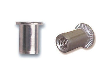 Gevindnitte M4 x9,5mm Alu500stk.