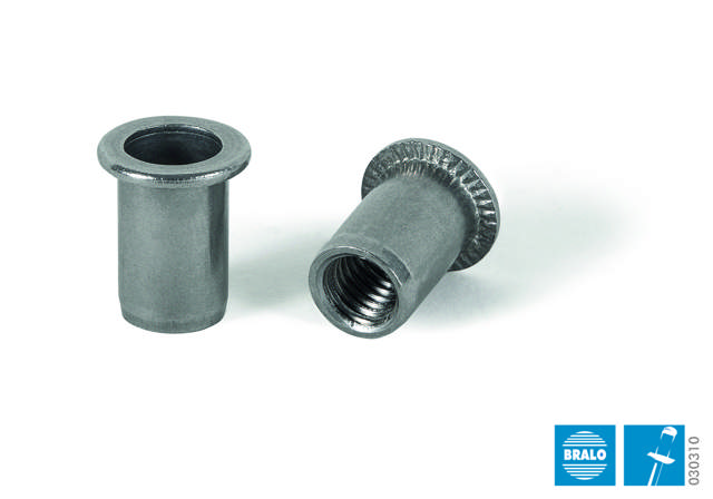 Gevindnitte M5 x12mm A2500stk.