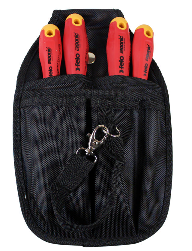 Verktøyhylster med plass til skrutrekkere og tang