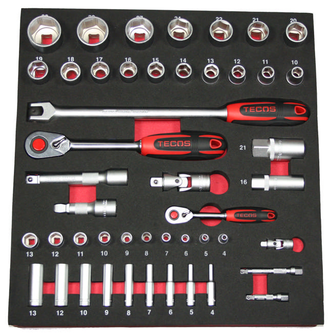 Topnøglesæt 1/4 & 1/2