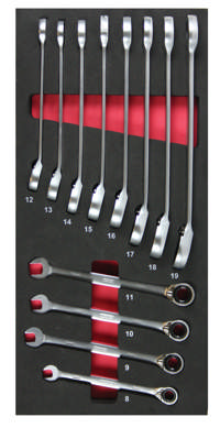 Ringskraldenøglesæt 819mm 12