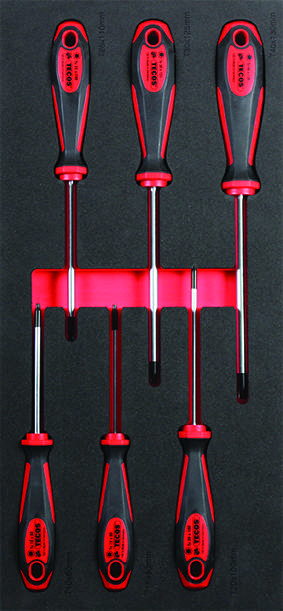 Skrutrekkersett TX1040 6 deler