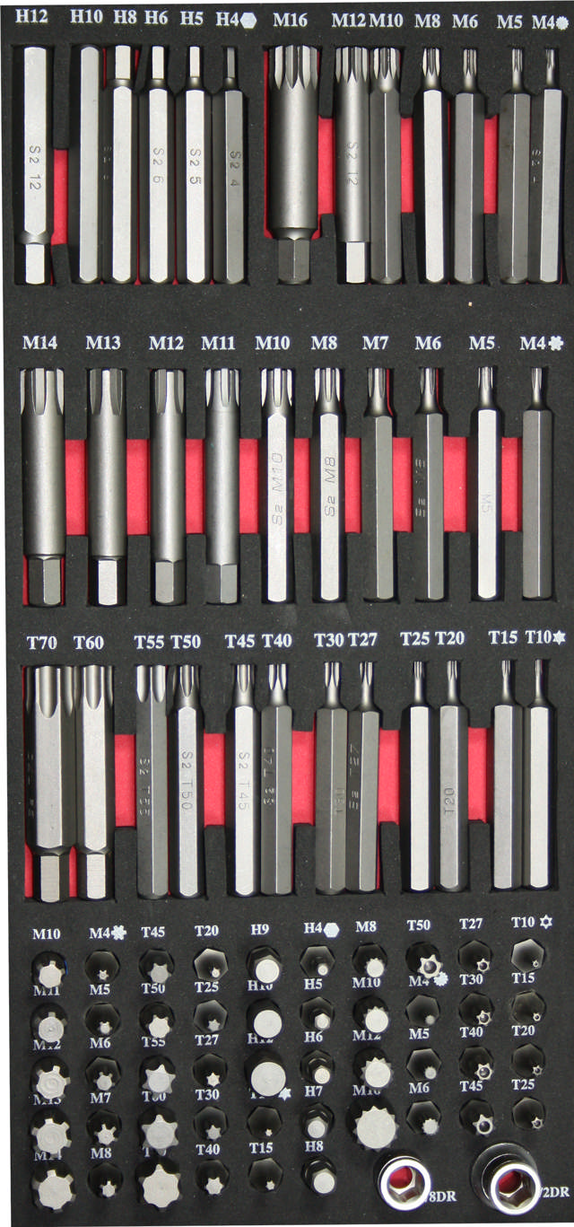 Bitssæt 83dl lange & korte