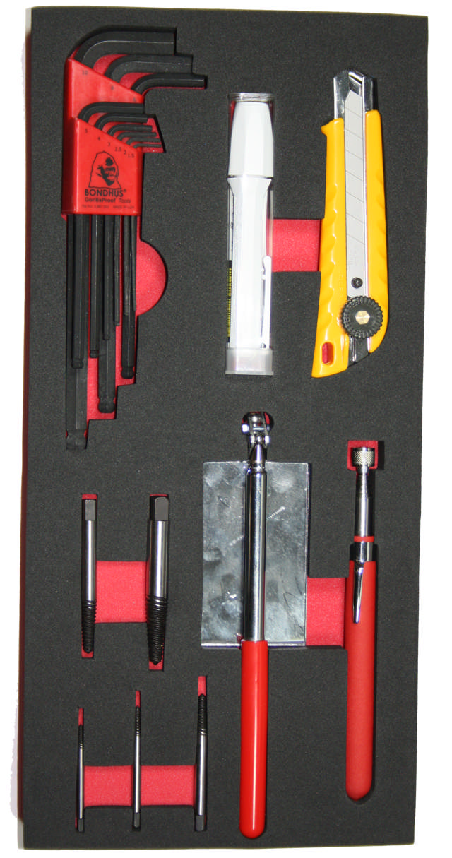 Inspektionssæt 18dl KnivSpejl