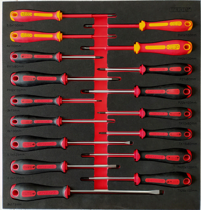 Skrutrekkersett 17 deler Bondhus