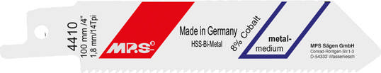 Tigersågsblad 4410 5 st., 100 mm Bimetall 14 tpi