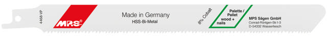 Bajonettsagblad 4468VP 100 stk, 230 mm BiM 10-14tpi