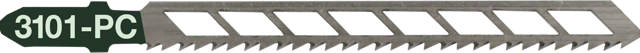 Sticksågsblad 3101PC 5 st., 100 mm CrV 10tpi