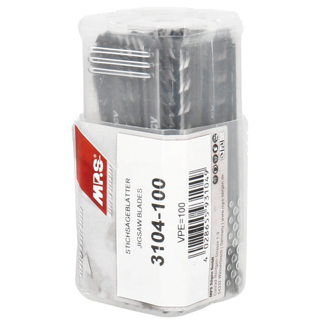 Sticksågsblad 3104 100 st., 100 mm CrV 6 tpi