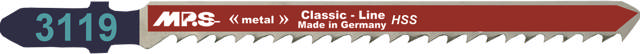 Stiksavklinge 3119, 2 stk. 100 mm HSS 8 tpi