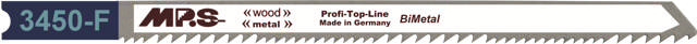 Pistosahanterät 3450-F, 132 mm, hampaat 1,8-2,5 mm/10-14 tpi, bi-metalli