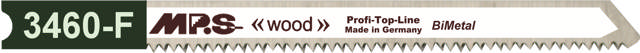 Stiksavklinge 3460-F, 2 stk. 100 mm BiM 17 tpi