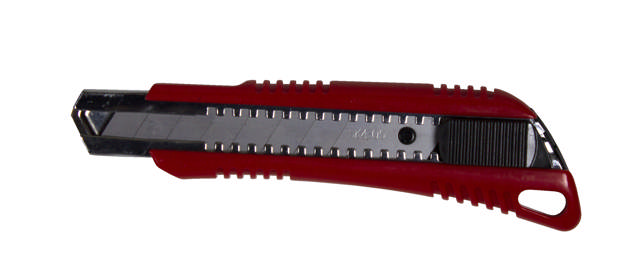 Brækafkniv 18 mm m/autolås