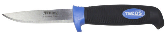 Kniv rustfri 1stk Blå