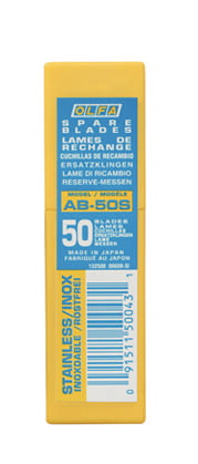 AB-50S Rostfritt knivblad 9 mm