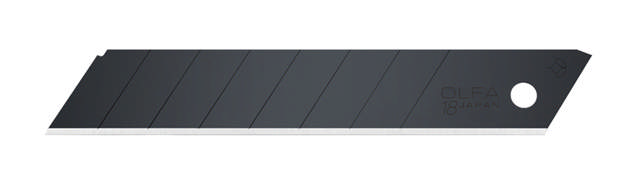 LBB50 Brækaf knivblade 18mm, sorte