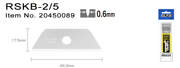 RSKB2/5 Knivblade 5 stk/pk