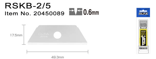 RSKB2/5 Knivblade 5 stk/pk