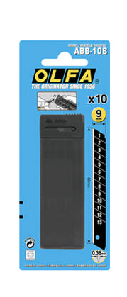 ABB10B Brækaf knivblade 9mm