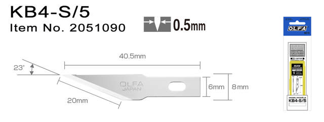 KB4S/5 knivblad for AK4/