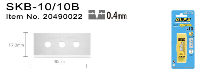 SKB10/10B Knivblade