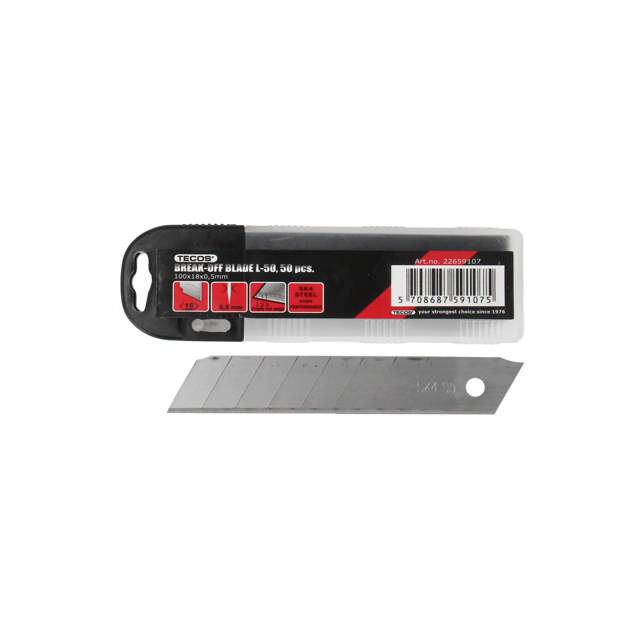 Knivblade brækaf 18 mm 50 stk.