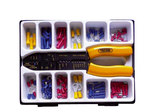 Johtoliitin ja pihtisarja 101 osaa